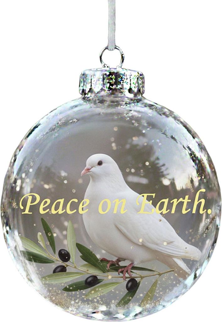 Weihnachtsbaumschmuck, Vogel, kugelförmiger Anhänger, Schneeflocken-Ornament, Weihnachtsbaumdekoration