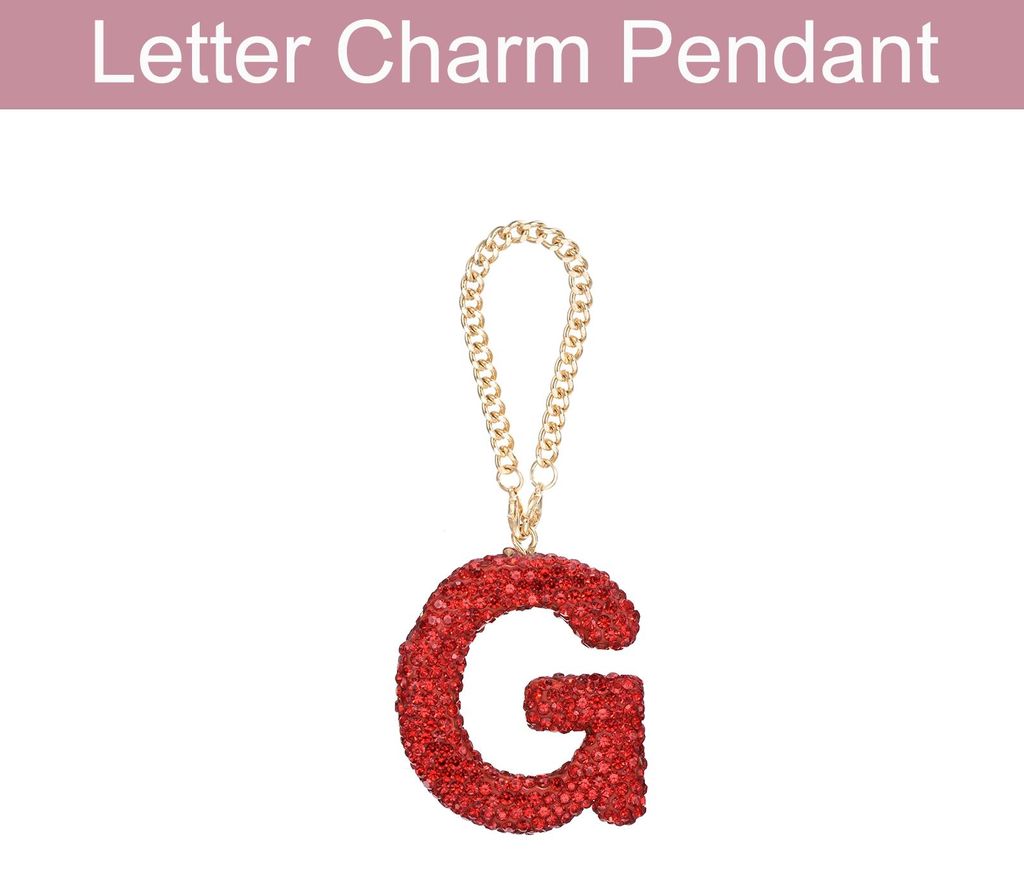 Schlš¹sselanh?nger Buchstabe-G, Glitzer Strass Schlš¹ssel, Bling Taschenanh?nger fš¹r Tš¹r AutoSchlš¹ssel Handtaschen Deko DIY Damen Gesc...