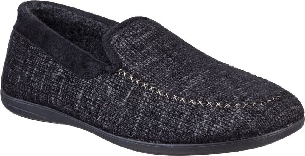 Cotswold Herren Stanley Hausschuhe FS5711 (42 EU) (Schwarz)