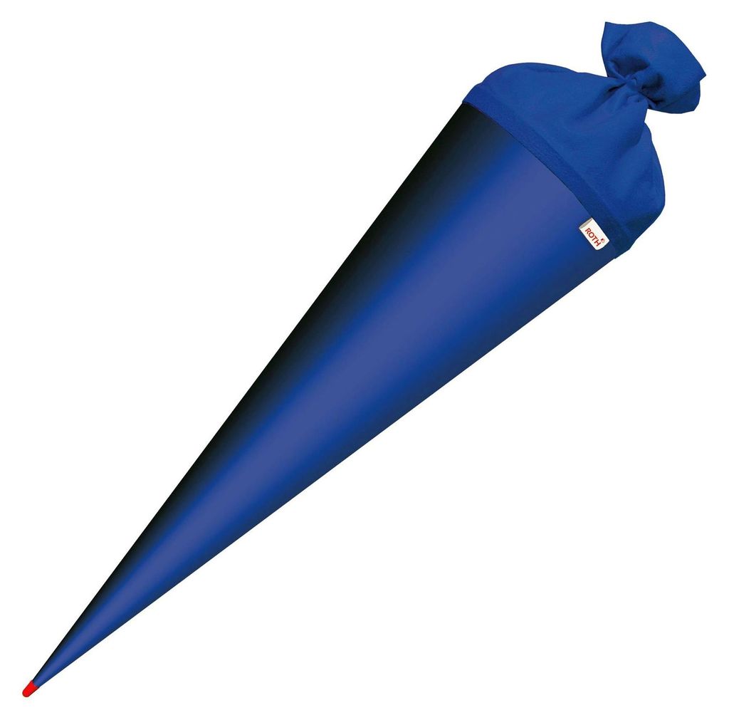 ROTH Bastelschultüte mit Verschluss 700 mm ultramarinblau Produktbild 
