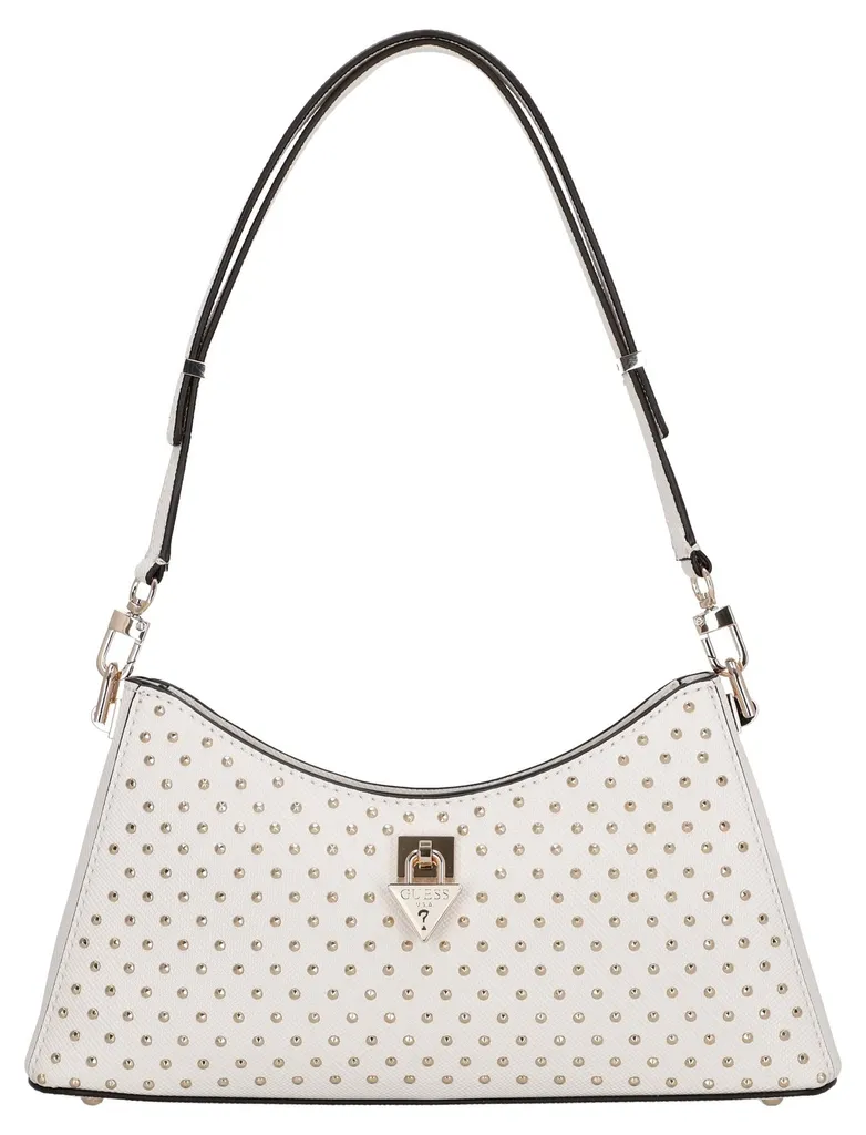 Sac à main Guess Patsie blanc cassé, le sac à bandoulière de 31 cm