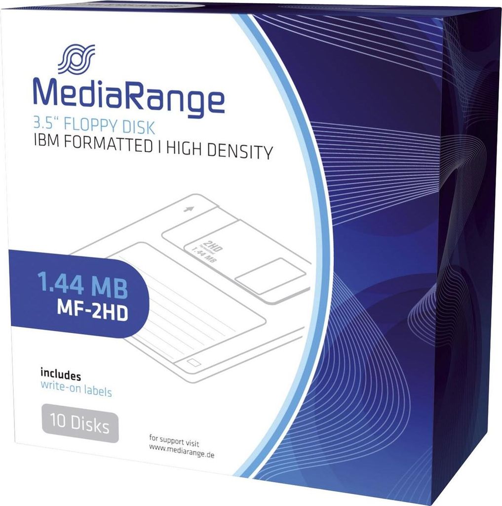 10 disket MediaRange 1,44 MB Obrázek produktu 
