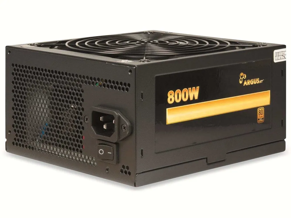Fini les crashs PC avec l'Alimentation 800W Argus GPS-800 Inter-Tech