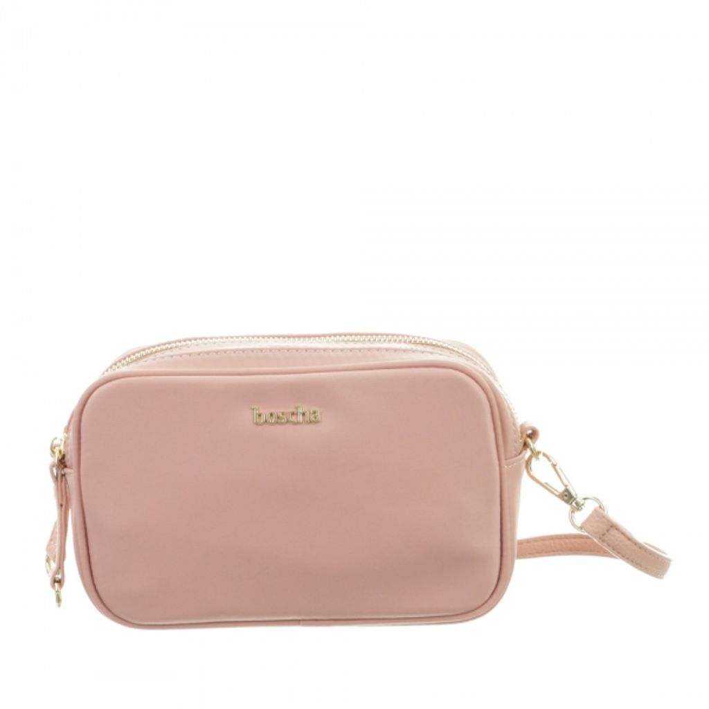 boscha Umhängetasche Abendtasche Camera Bag Rose rosa