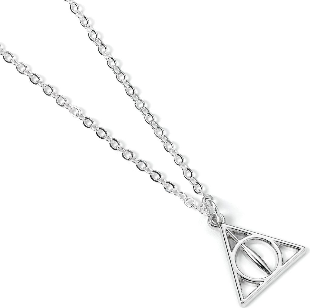 Srebrny Naszyjnik z Wisiorkiem Ognistego Kruka Harry Potter Immagine del prodotto 