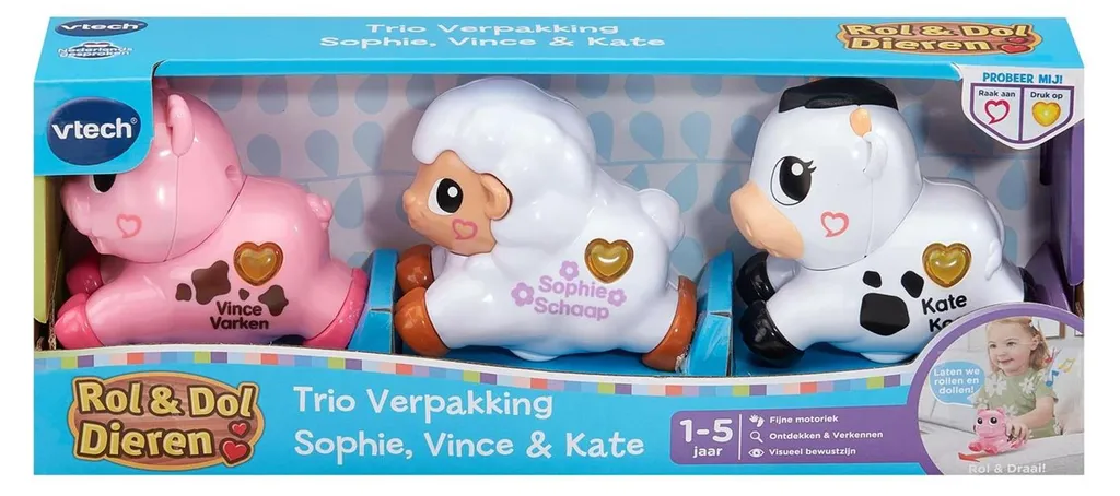 Occupez votre Bébé avec le Trio Animaux VTech : Interactif et Durable