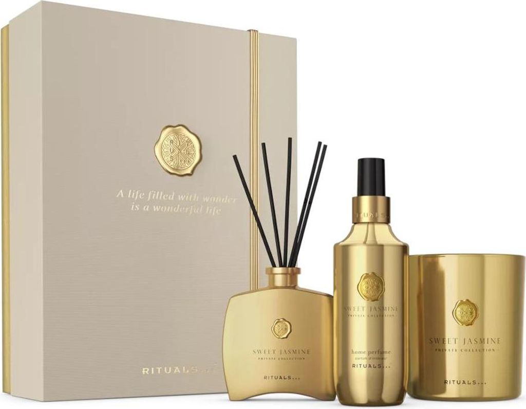 Rituals Private Collection Sweet Jasmine Mini Fragrance Sticks/Scented Candle 360g/Mini Fragrance Sticks Bottle 100ml/Home Perfume 200ml 660ml