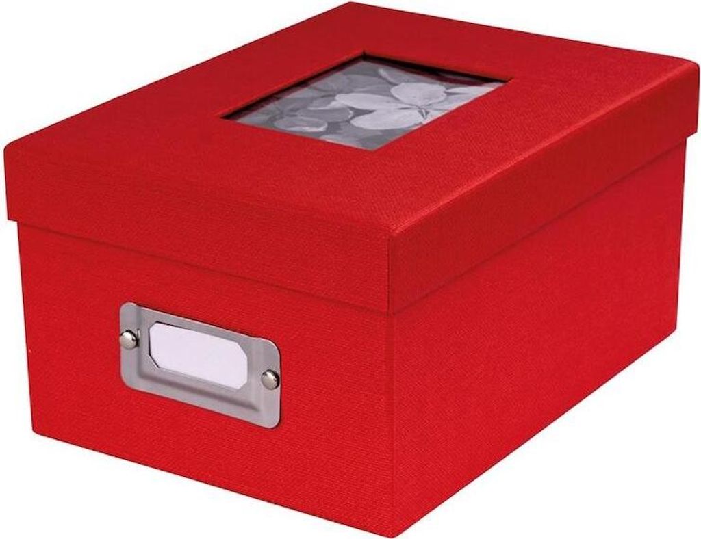 Pudełko Doerr UniTex WINDOW Red na 700 zdjęć 10x15 cm Zdjęcie produktu 