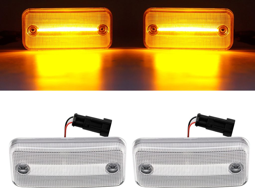 2x LED Seitenmarkierungsleuchten Seitenmarkierungs Leuchten