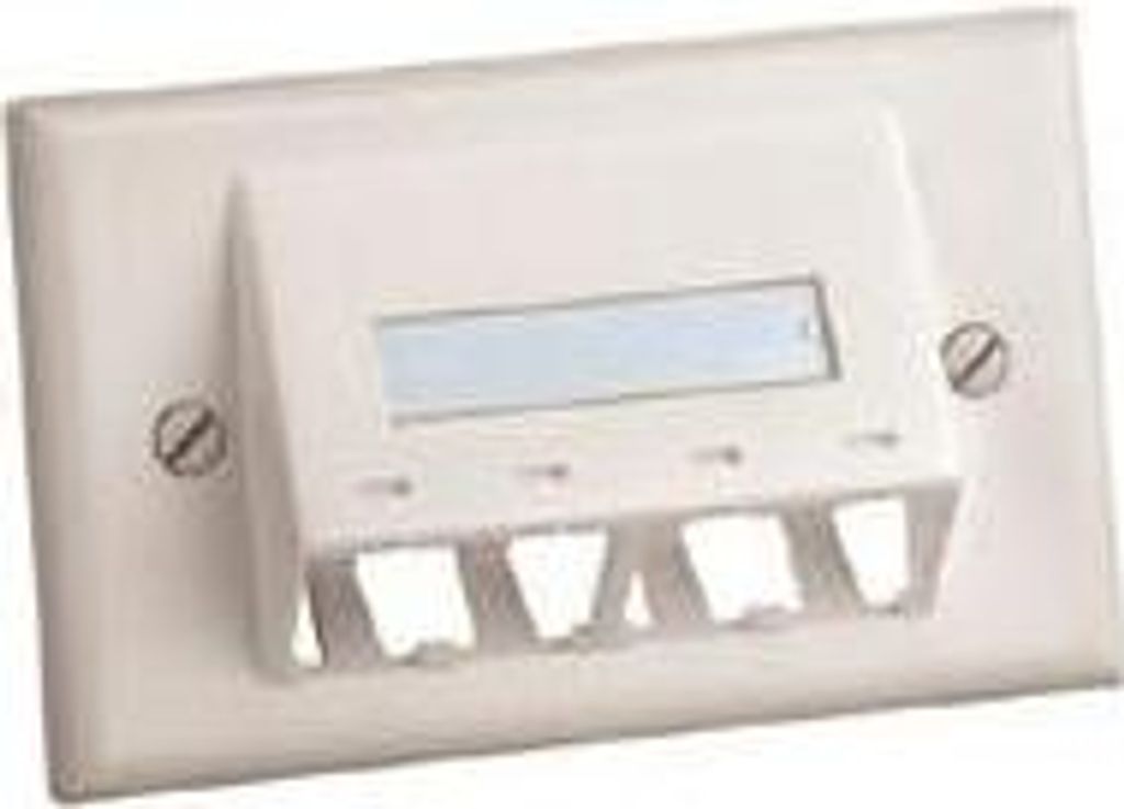Panduit CFPHSL4IW Wandplatte/Schalterabdeckung Weiß