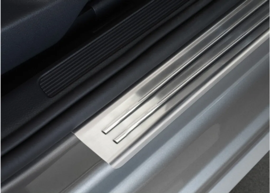 Protections de seuil de porte en inox pour Golf 6 version 2008 à 2013