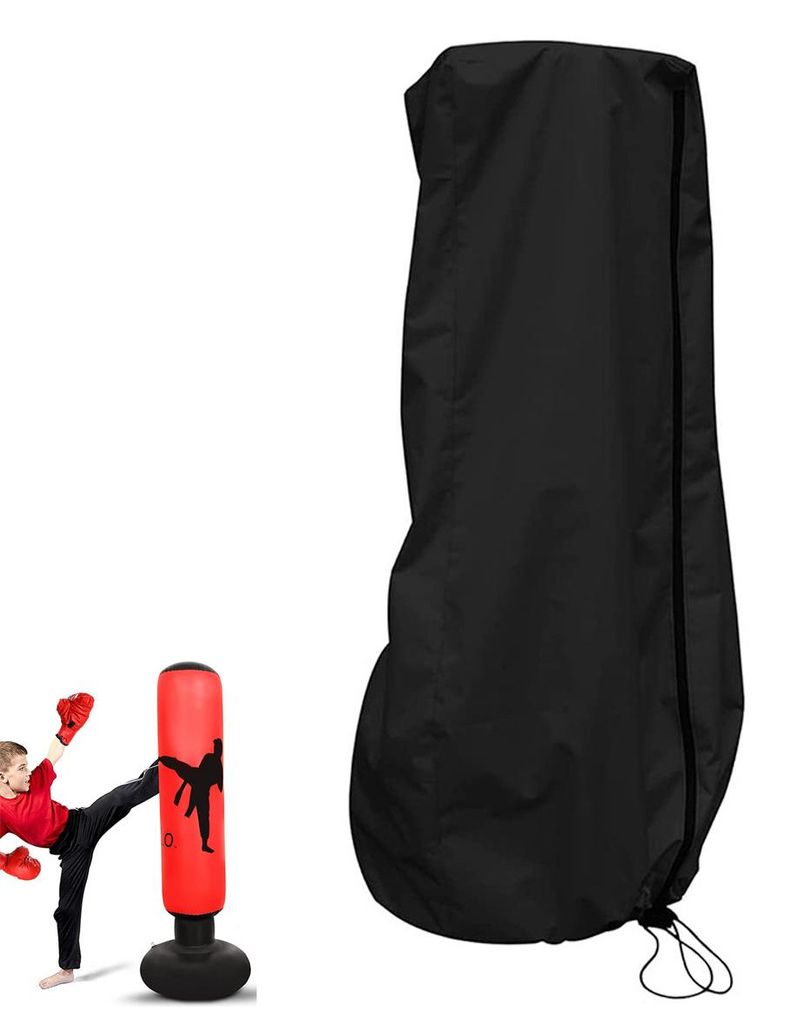 Abdeckhaube für Standboxsack,76 x 176 cm, Wasserdichtes 210D Oxford-Gewebe, Schutzhülle gegen Regen, Staub & UV-Strahlen, Winddicht mit Kordelzug...