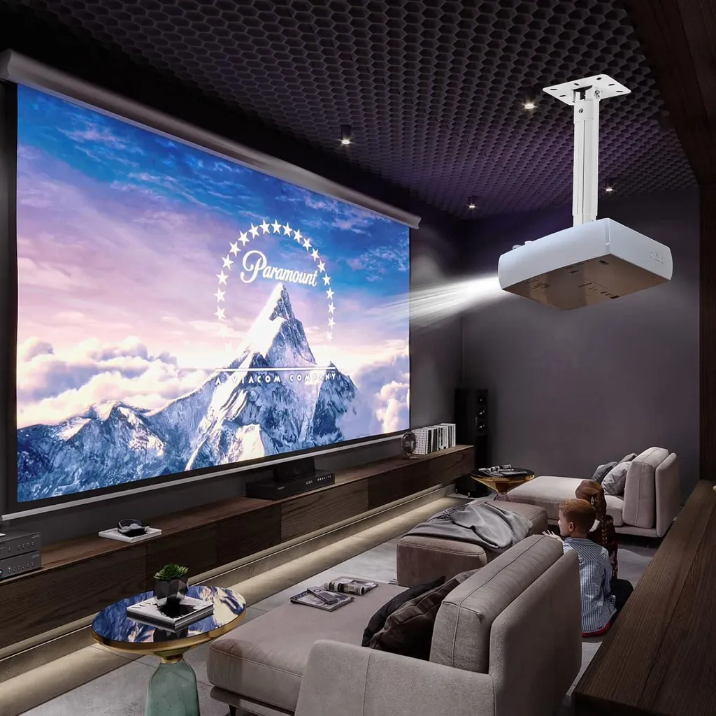 Fixation plafond vidéoprojecteur inclinable 90° et orientable 360° - 2
