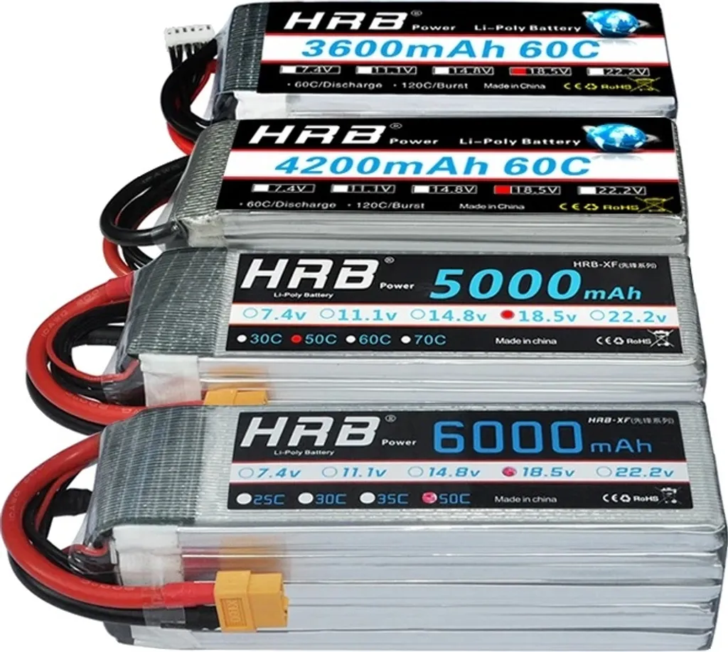 Recensione Tecnica: Batteria HRB Lipo 5S 5000mAh 18.5V 50C T-Plug