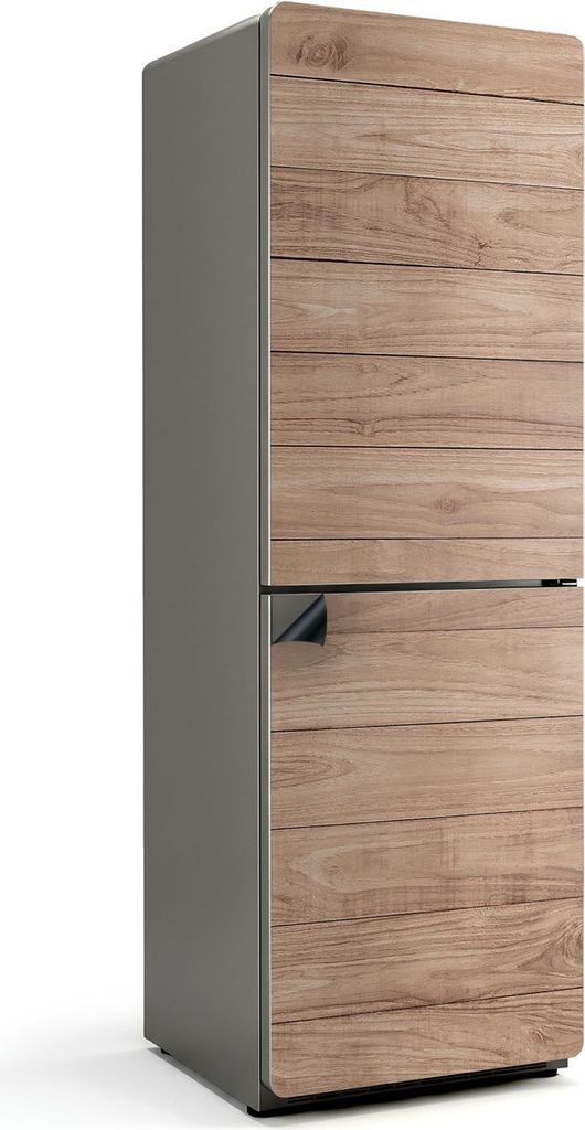 Holzbrett vertikal – Magnetische Kühlschrank Abdeckung – Dekorfolie magnetisch Küche – Kühlschrank Magnet Deko – selbstklebende Magnetta...