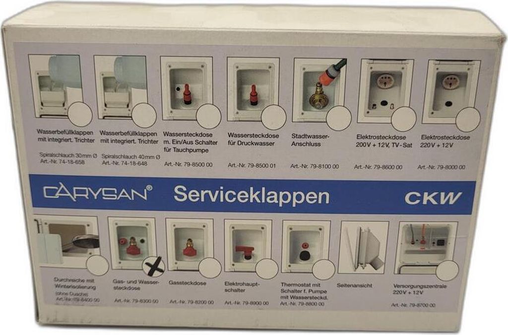 CARYSAN-Gas- u. Wassersteckdose Produktbild 