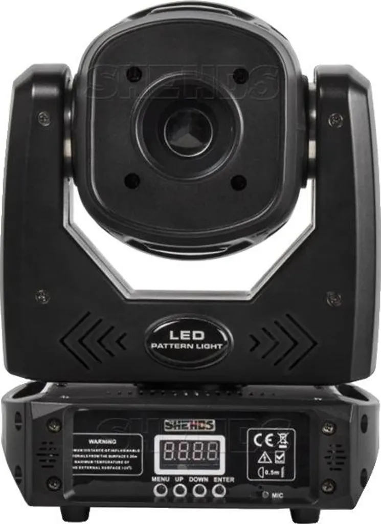 Lyre LED de Scène 80W - Éclairage Robotisé à Prisme et Rotation 540°