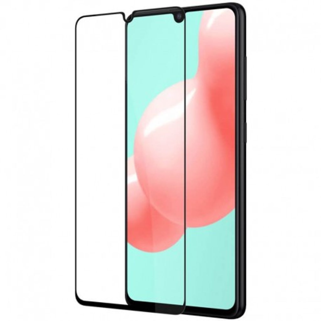 5D Full Glue Tempered Glass -passend für Samsung Galaxy A41 schwarz