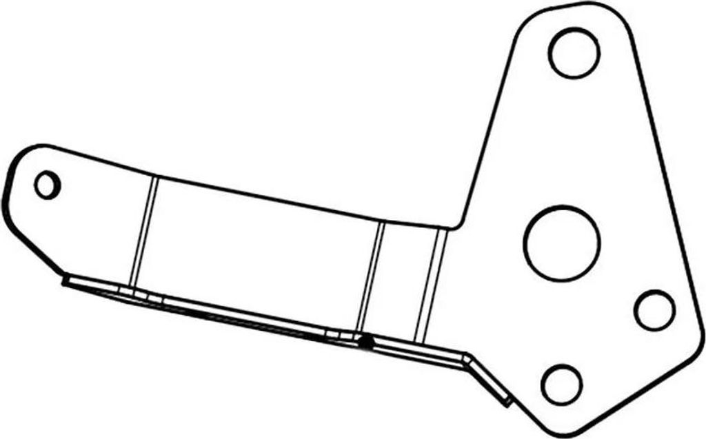 Akrapovic Schalldämpfer Halterung Edelstahl