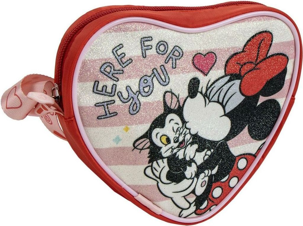 Umhängetasche Minnie Mouse Rot 15 x 14 x 4 cm