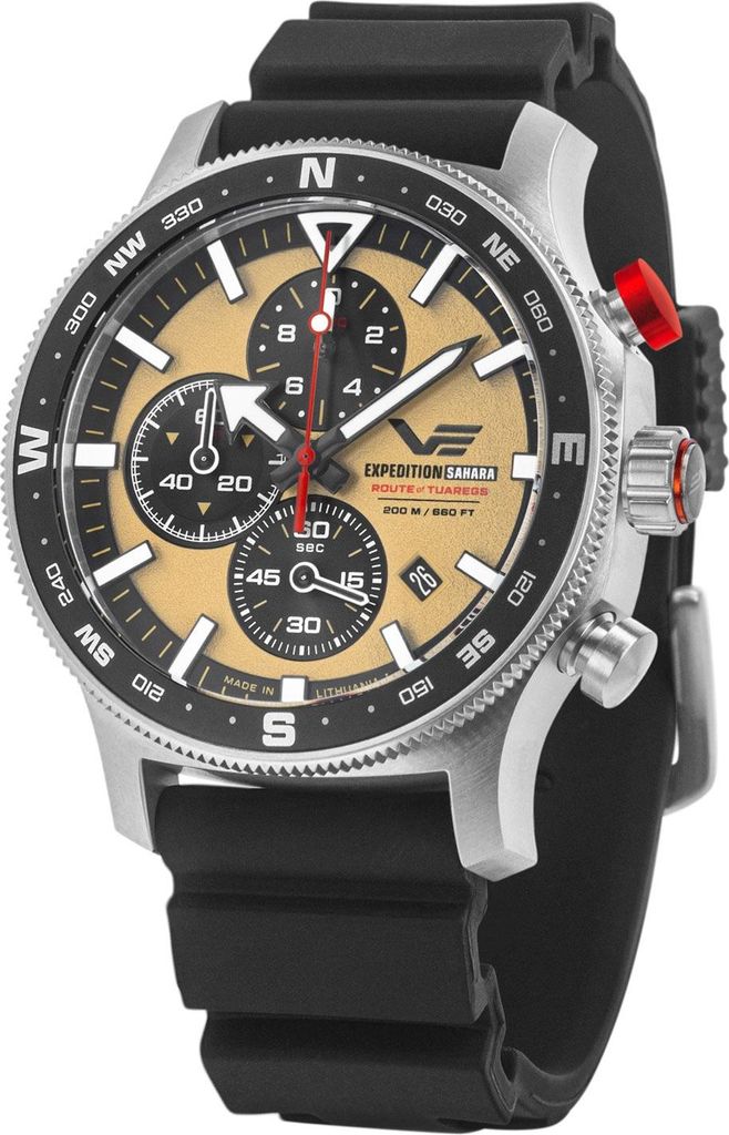 Vostok Europe 6S10-598A753 Herrenuhr Chronograph Expedition Sahara Limited Edition 1
