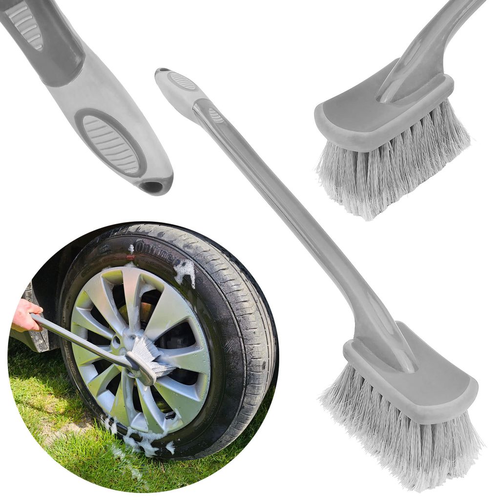 Spazzola Lavaggio Auto Con Impugnatura Ergonomica Per Pulizia Camper - Foto 7