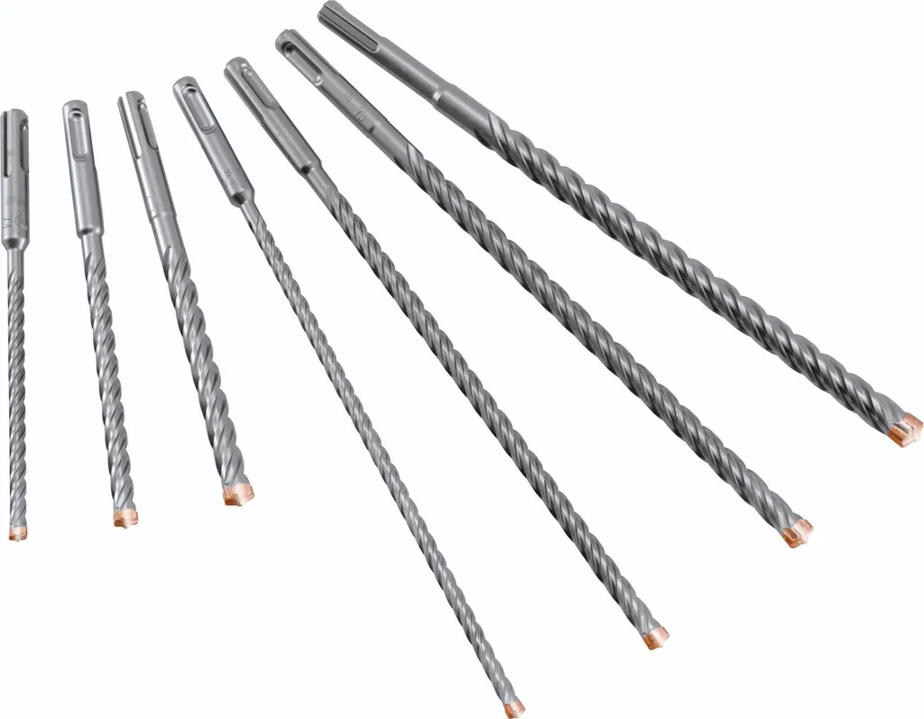 Pack forets Alpen FORCE X SDS+ 7 pièces pour perçage précis béton et pierre