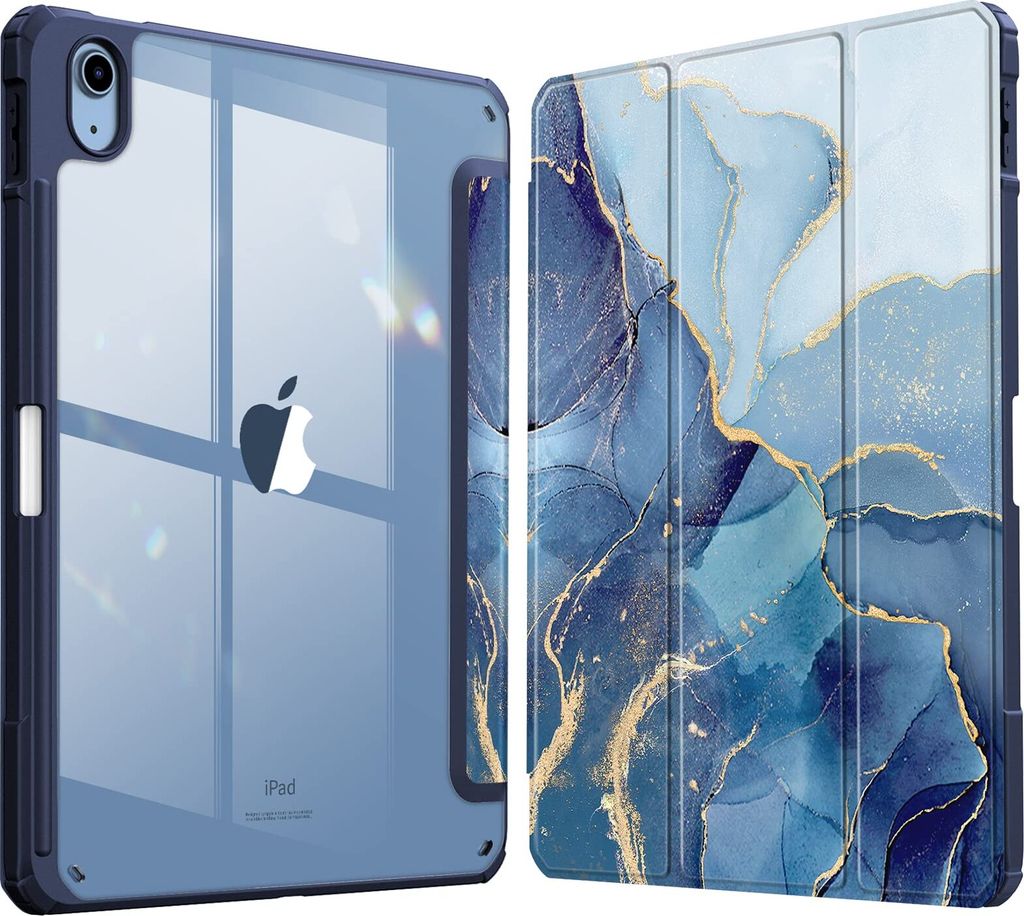 Fintie Hybrid Hülle für iPad (A16) 11 Generation 11 Zoll 2025, iPad 10 Generation 10.9 Zoll 2022 mit Stifthalter - Stoßfeste Schutzhülle mit tr...