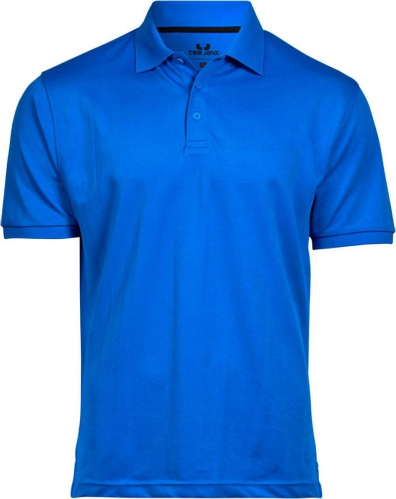 Tee Jays 7000 | Club Poloshirt für Herren - 95% Polyester (recycelt) - Farbe: Electric Blue - Größe: M