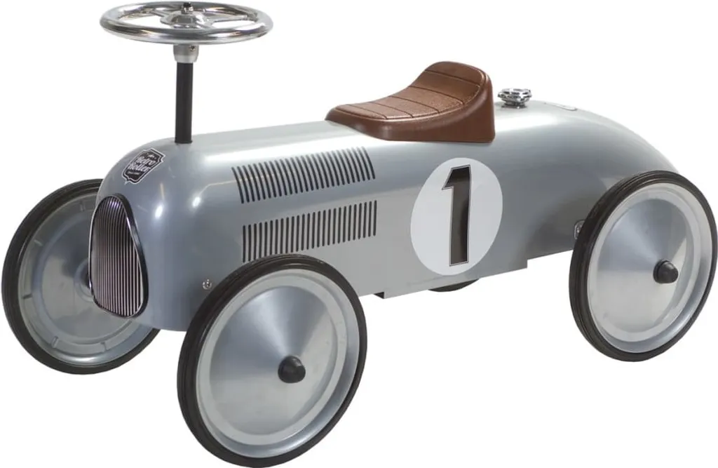 Trotteur Voiture de course Rutscher pour enfant style rétro 75 cm