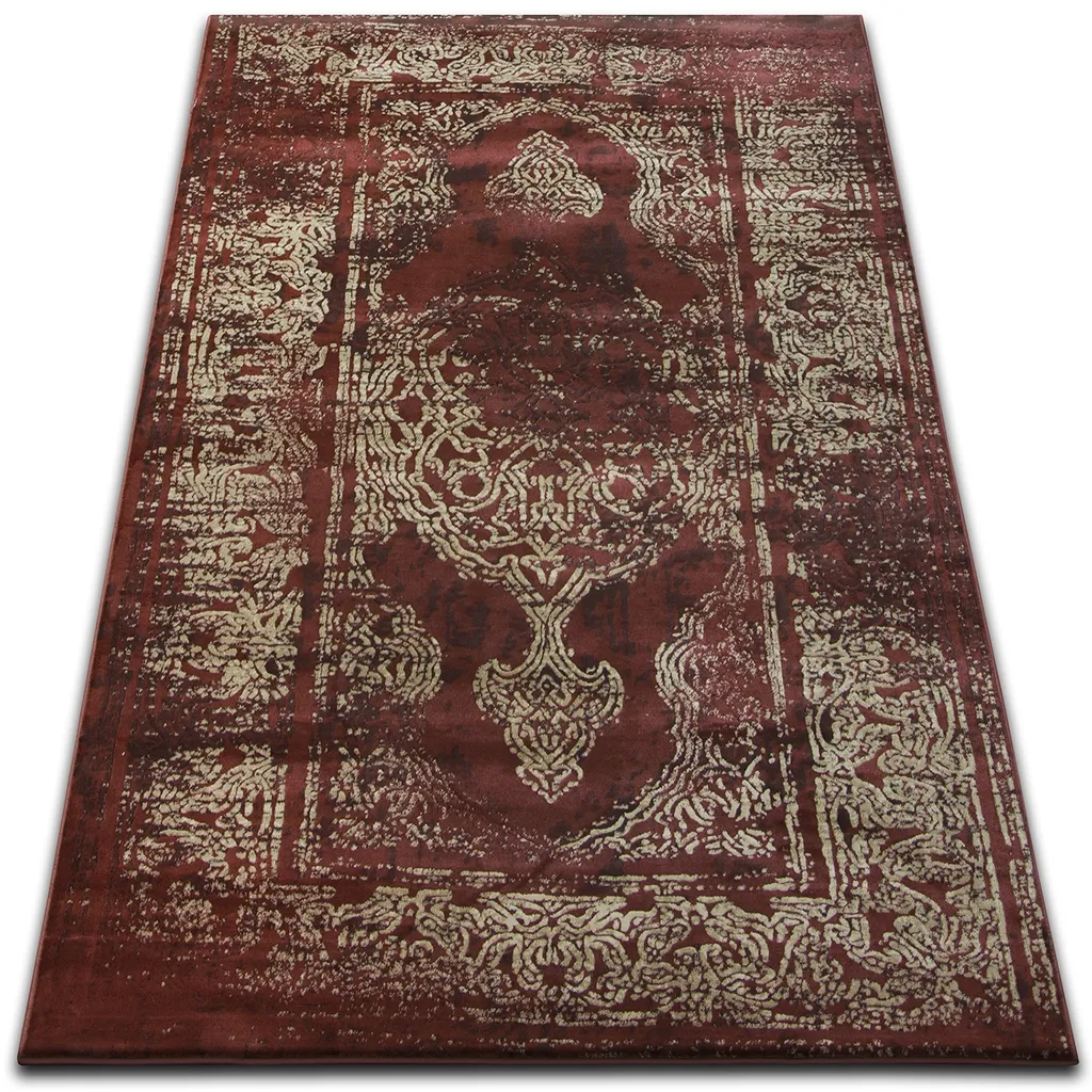 Tapis antistatique JASMINE 456 rouillé 160x220 cm facile à nettoyer