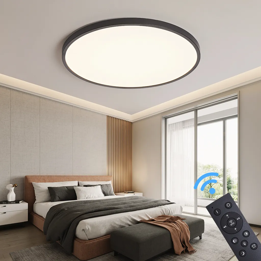 Plafonnier LED XM40-Black avec télécommande et intensité variable - 2