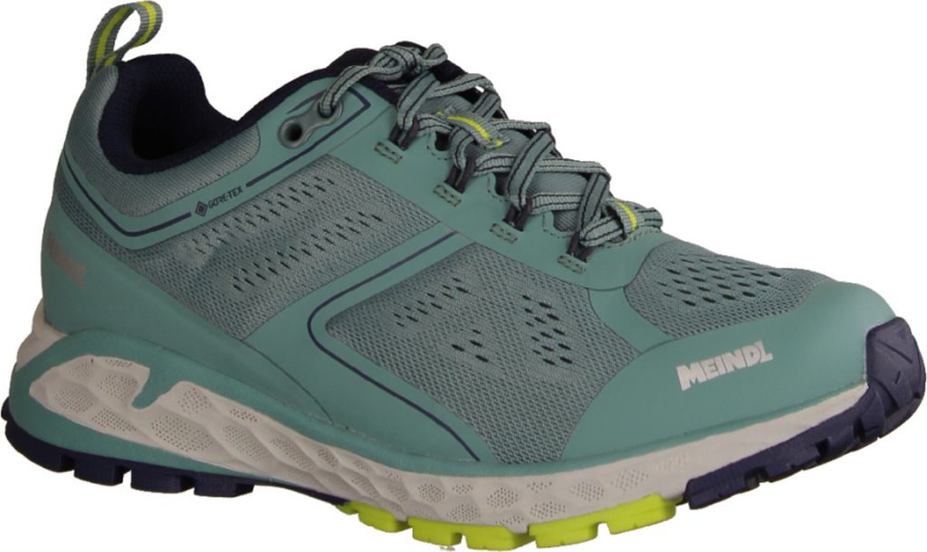 Meindl Power Walker Lady 2.0 55510-93 Damen, Wanderschuhe, Türkis/Marine, Textil - Wanderschuhe Outdoor Damen, Grün