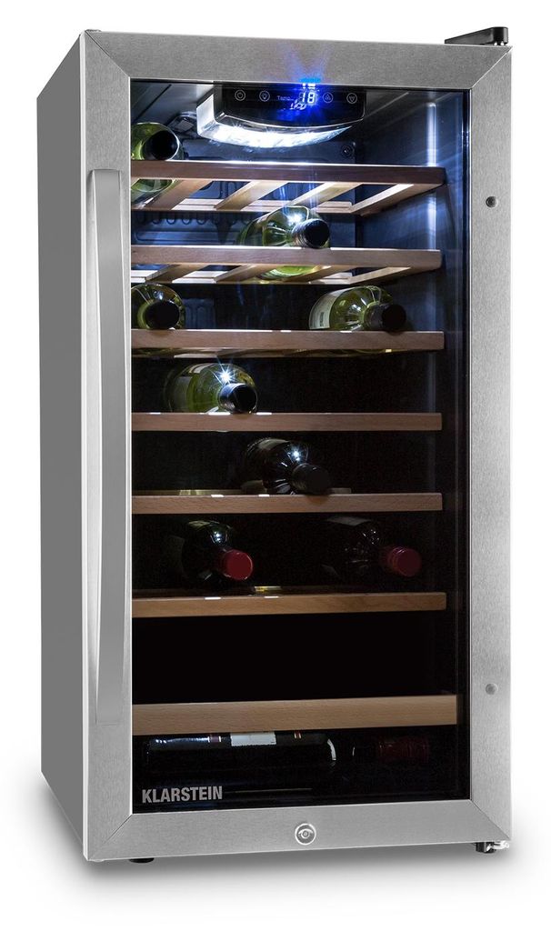 Klarstein Weinkühlschrank, Getränkekühlschrank Schmal, Produktbild 