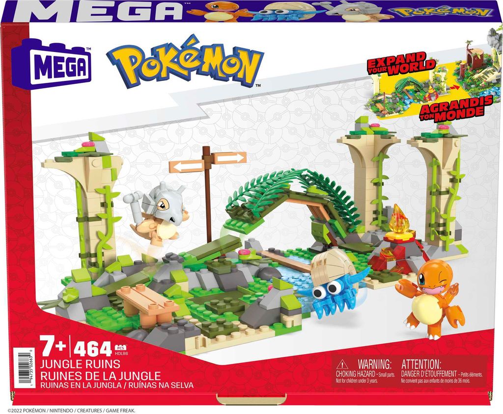 Mega Construx Pokémon Dschungel-Ruinen Bauset, Produktbild 6