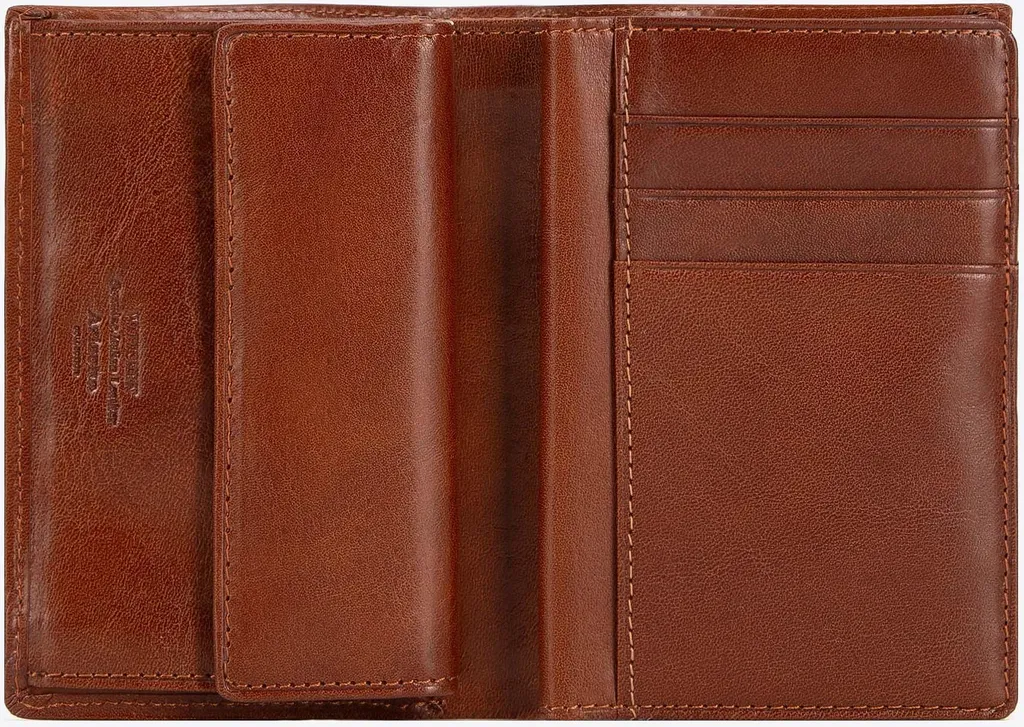 Wittchen Portefeuille Vertical en Cuir Naturel Marron Clair pour Homme
