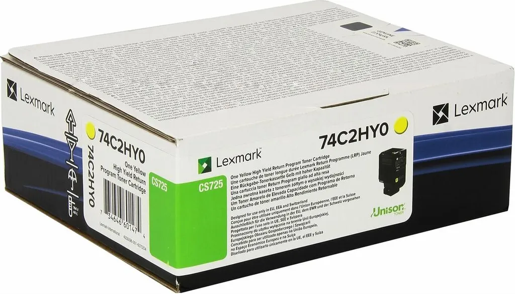 Cartouche de toner jaune Lexmark 74C2HY0 pour l'impression de bureau - 3