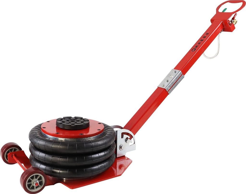 TWOLIIN 3T Pneumatischer Wagenheber Luftheber Aufblasbarer Druckluftwagenheber Luftkissen Luftkissenheber Einstellbar Griff Luftheber für KFZ Rang...