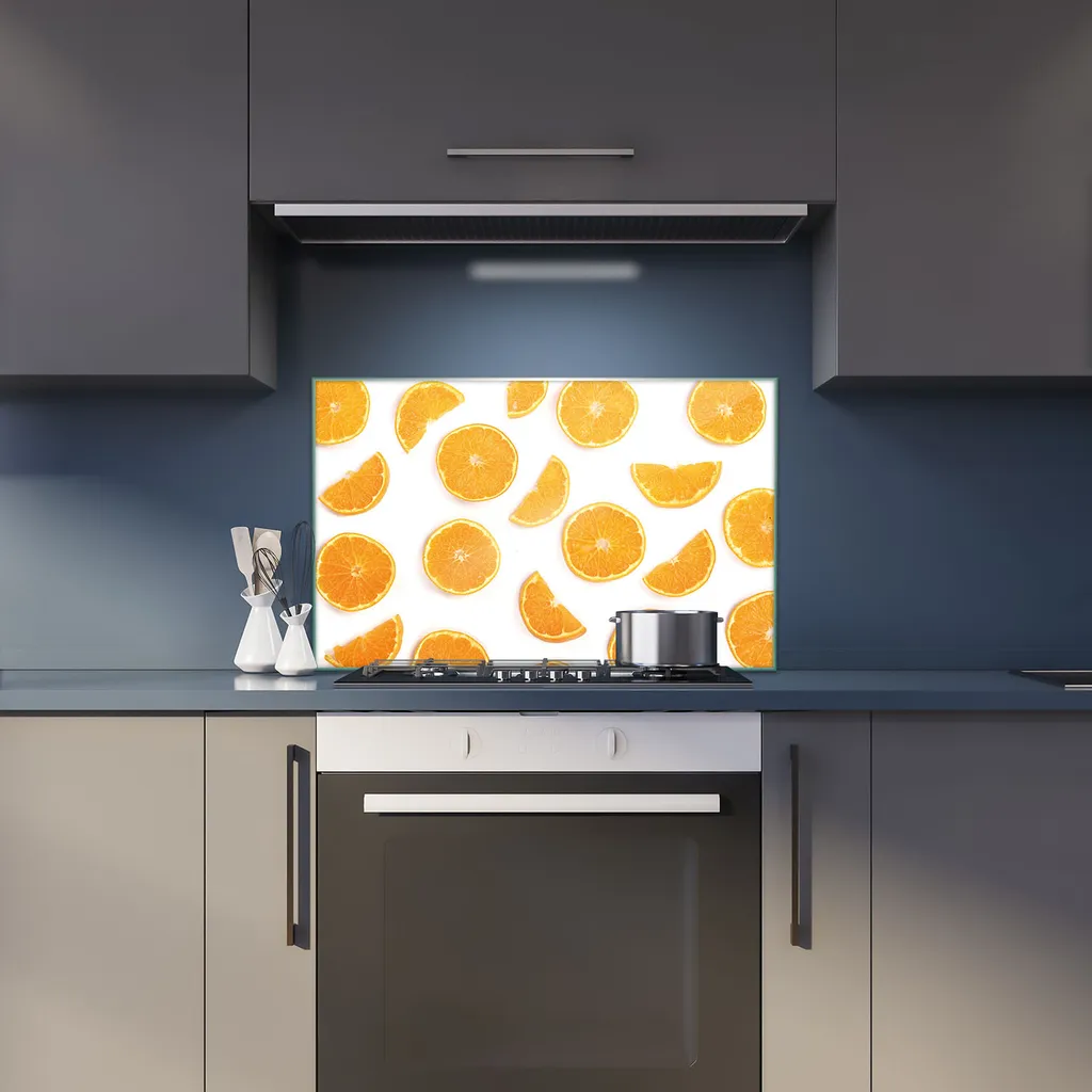 Protezione Piano Cottura Induzione 80x52 Vetro Arancio Universale - 6
