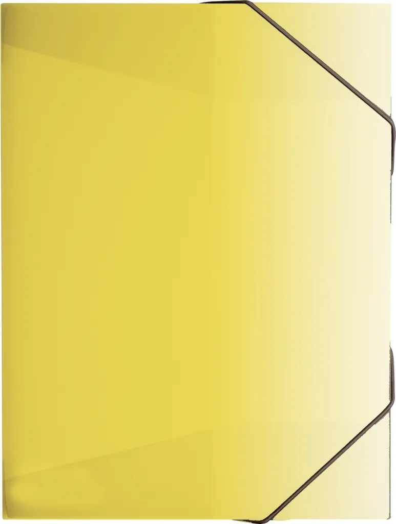Lot de 10 BRUNNEN 104163910 Porte-vues A4 Jaune pour Classement Bureau
