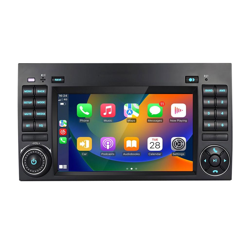 2+32 GB CarPlay SWC WIFI compatibile con Mercedes Benz W169 Immagine del prodotto 