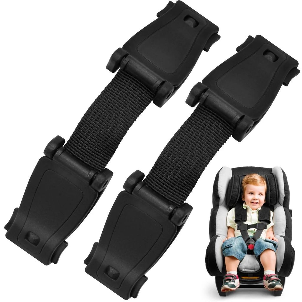 2 Stück Abschnallschutz Kindersitz Autositz Brustgurt Clip Produktbild 