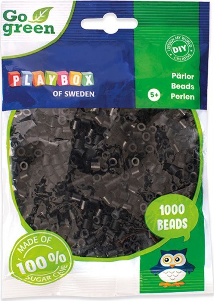 Playbox Bügelperlen Go green Midi 1000 Stk. schwarz Produktbild 