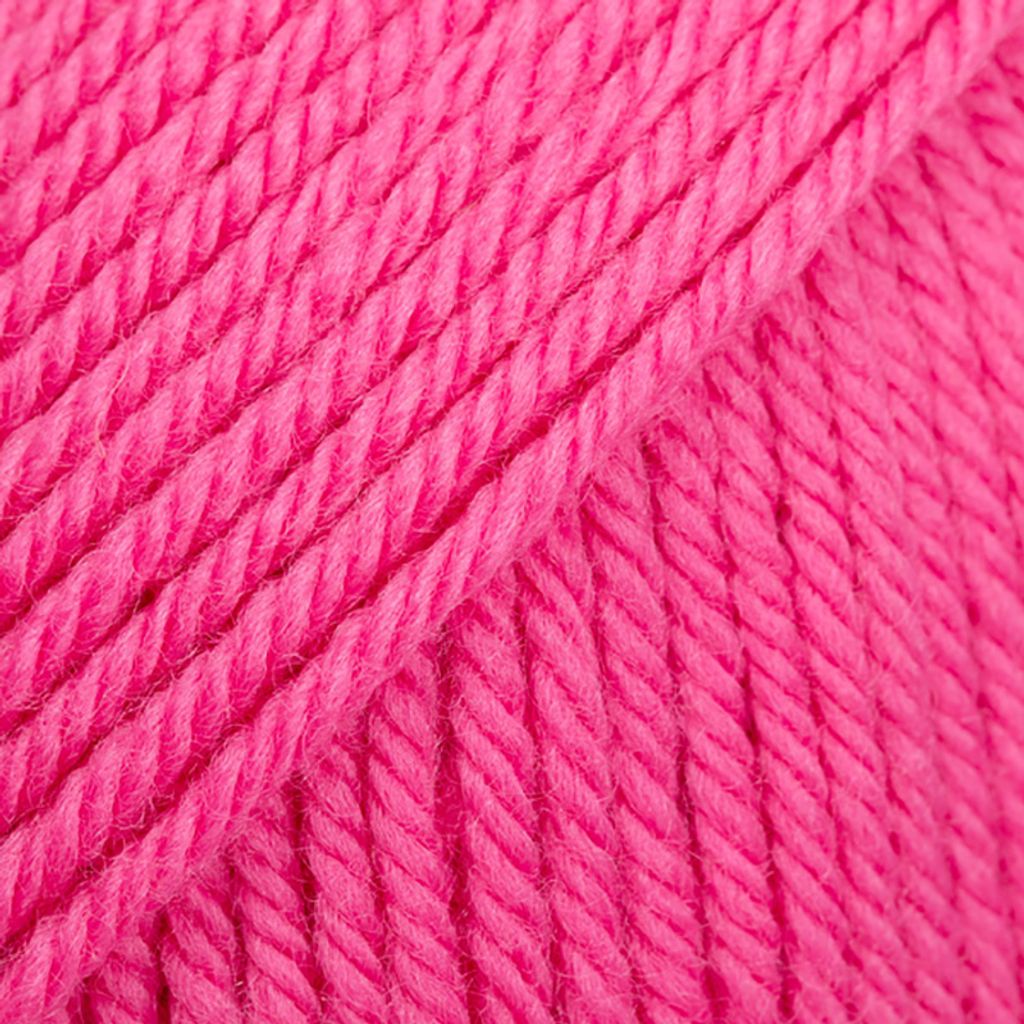DROPS Daisy Wolle 100% Merino, Magenta, Unbehandelt, 50g/110m