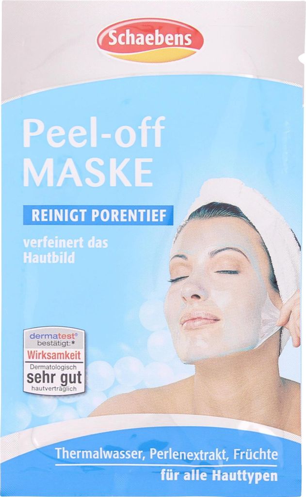 Schaebens Peel-Off Maske, für porentiefe Reinigung, 15 ml Produktbild 