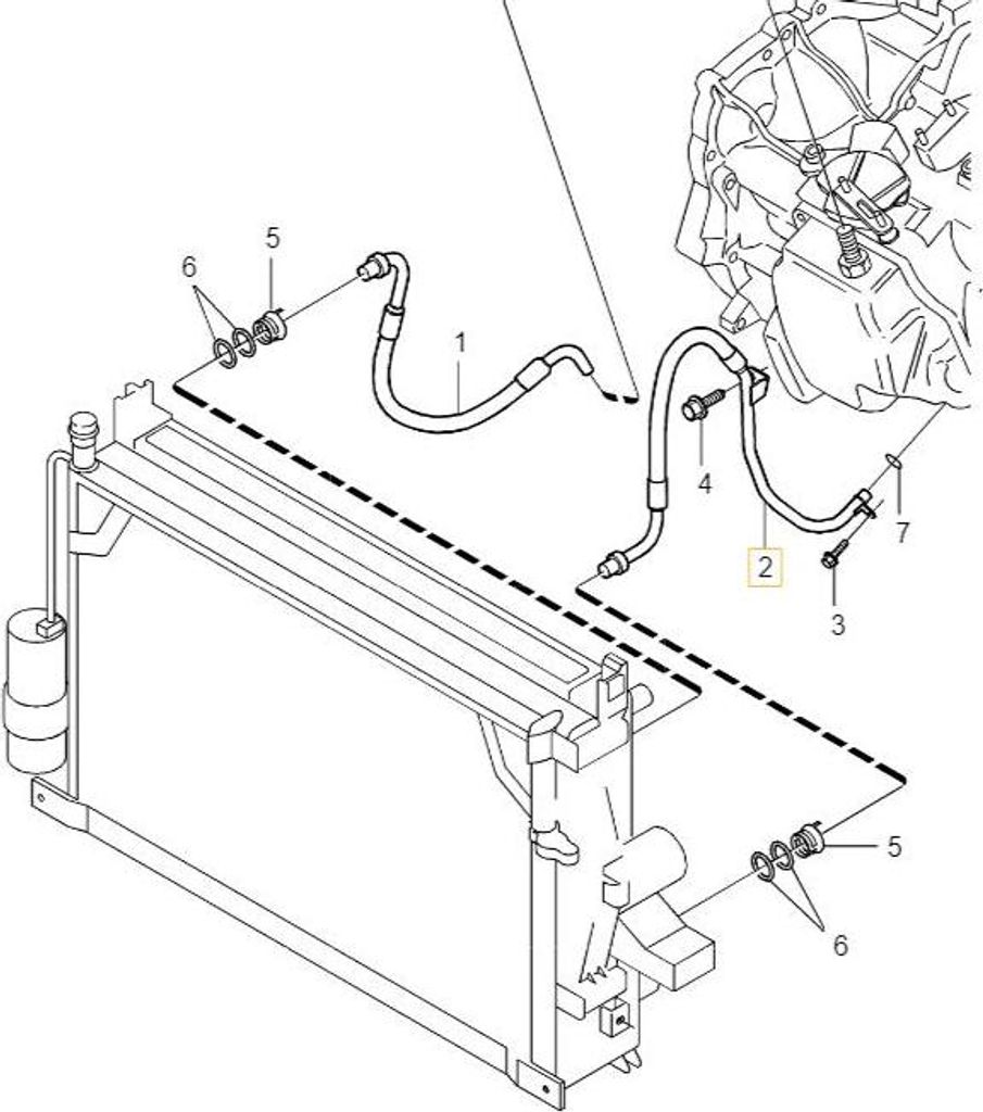 VOLVO S80 Automatikgetriebe Kühlleitung OE 31212260
