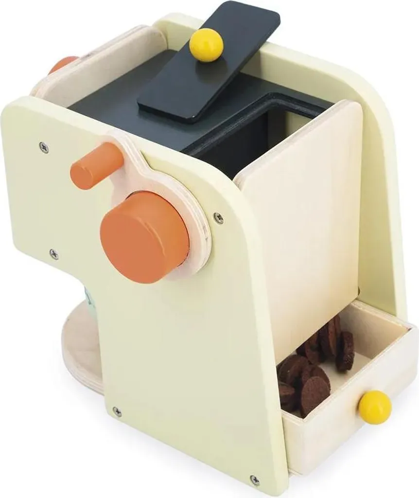 Machine à Café pour Enfant en Bois - Cuisine Jouet Barista Complet