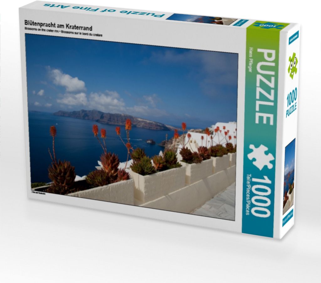 Calvendo Blütenpracht am Kraterrand 1000 Teile Puzzle quer 640x480mm, Pfleger Hans; 7411691
