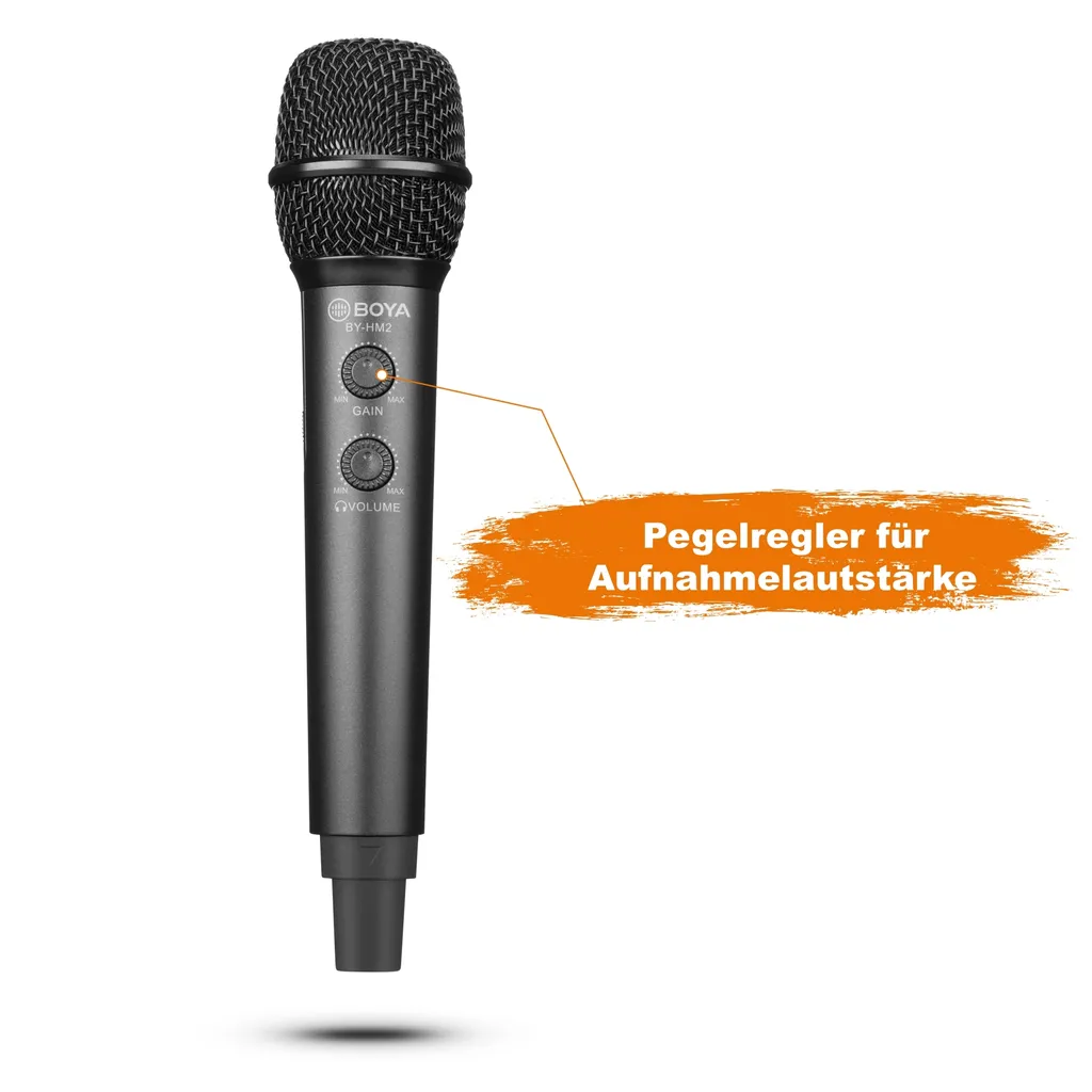 Walimex pro Boya HM2 Microphone à main numérique USB pour smartphone - 6