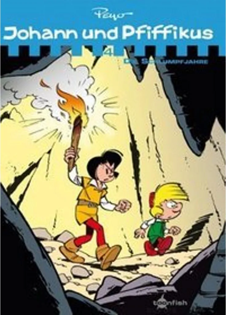 Bande Dessinée Johan et Pirlouit Recueil 4 Album Cartonné Peyo